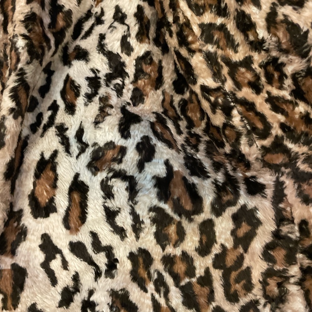 Cache Leopard Print Teddy Jacket - image 3